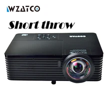Wzatco 6000 люмен Бизнес встреча образование дневной видео Full HD 1080 P цифровой 3D DLP короткофокусный проектор proyector