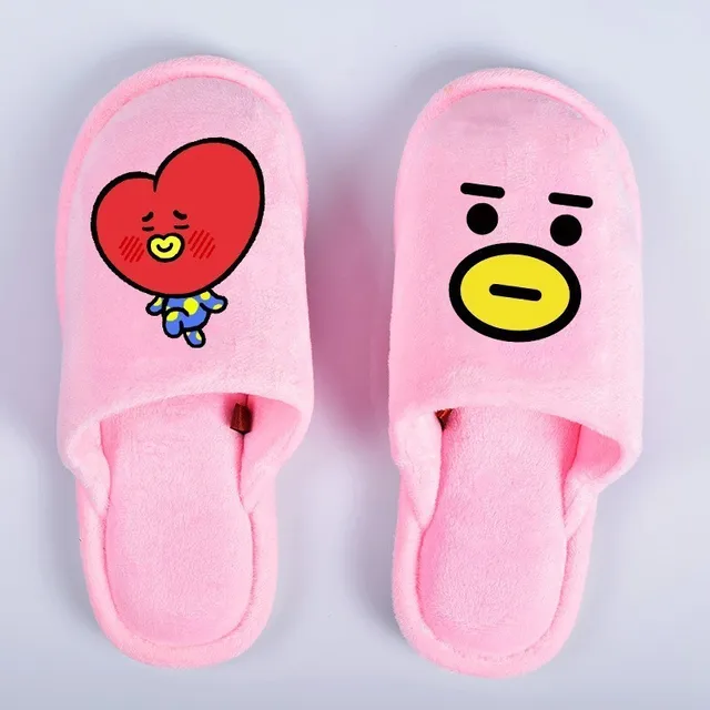 Bt21 Periphery Shoes Cartoon Lovely Cotton padded Shoes Bt21 Periphery Shoes Cartoon Lovely Cotton padded Shoes