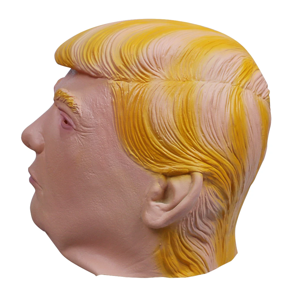 1PC Donald Trump Mask Billionaire Presidential Costume Latex Cospaly Mask For Halloween Party Decorations Ornament (1)