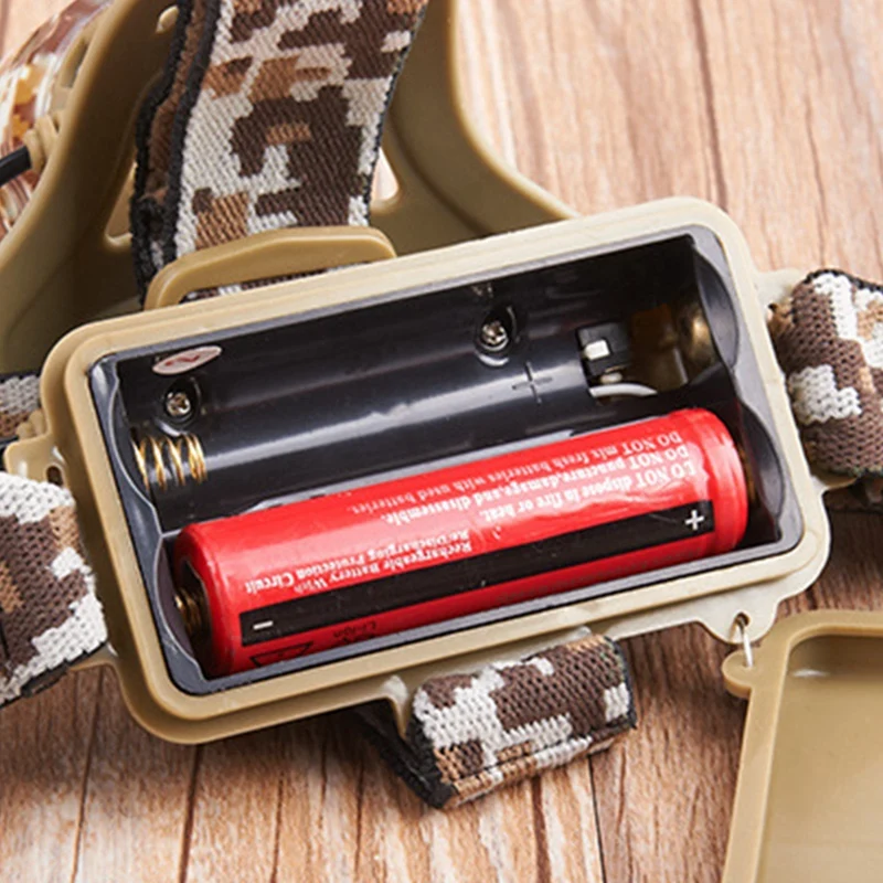Camouflage Waterproof Direct Charging Illumination Flashlight Exterior Glare Spotlight
