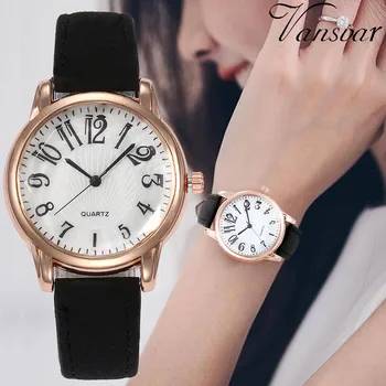 

Wristwatches Beautiful Fashion Simple Watch Ladies Leather Belt Watch For Gift 2019 Women Watche Quartz Watche Reloj 2020