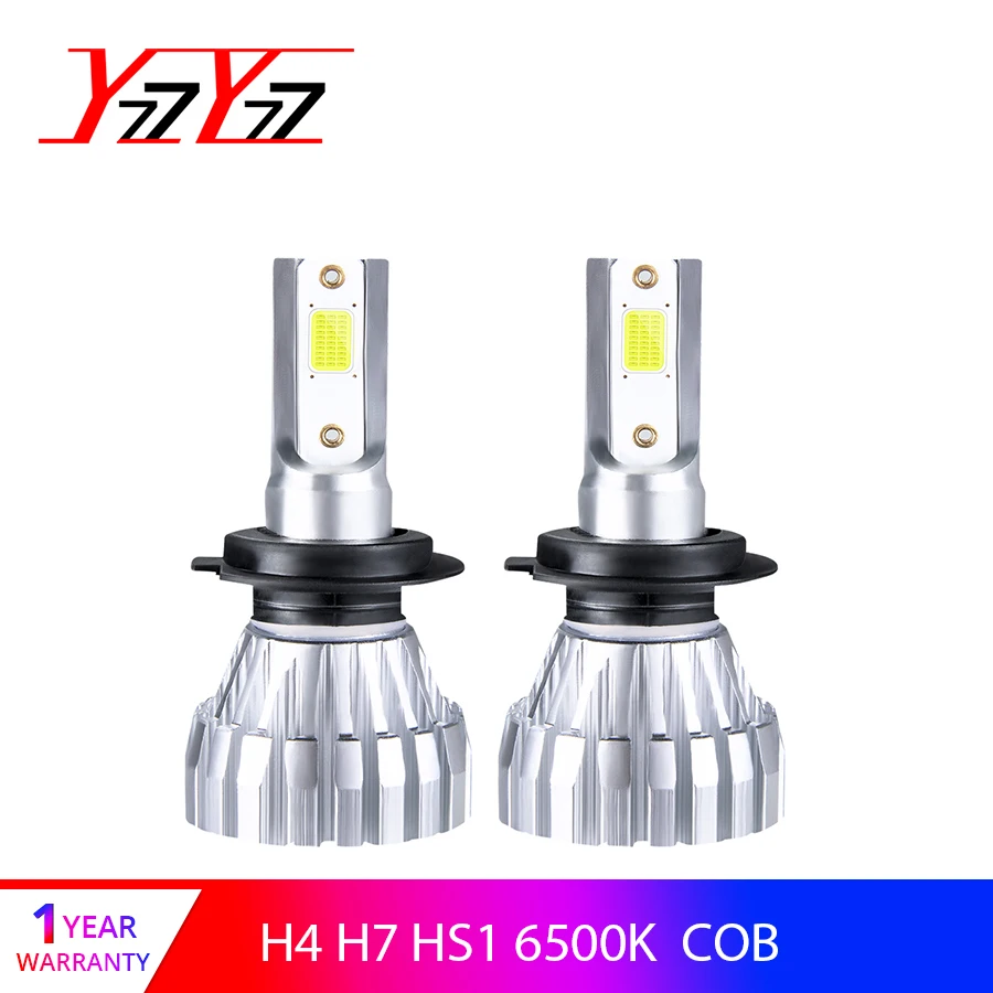 

1 pc H4 Turbo Led H7 H8 H1 H3 H11 H9/HS1 H8 H7 HS1 H4 LED Motorcycle Headlight Scooter Bulbs 6500K 12V 5000LM Lights for Motors