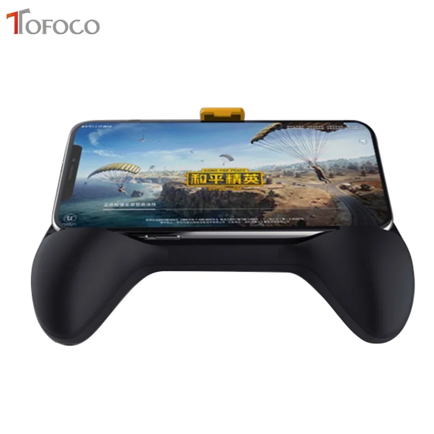 Bluetooth 4.2 PUBG Game Controller Handle Joystick for iPhone Android Pubg Mobile Controller l1 r1ith Fan Cooler 1500mAh Battery