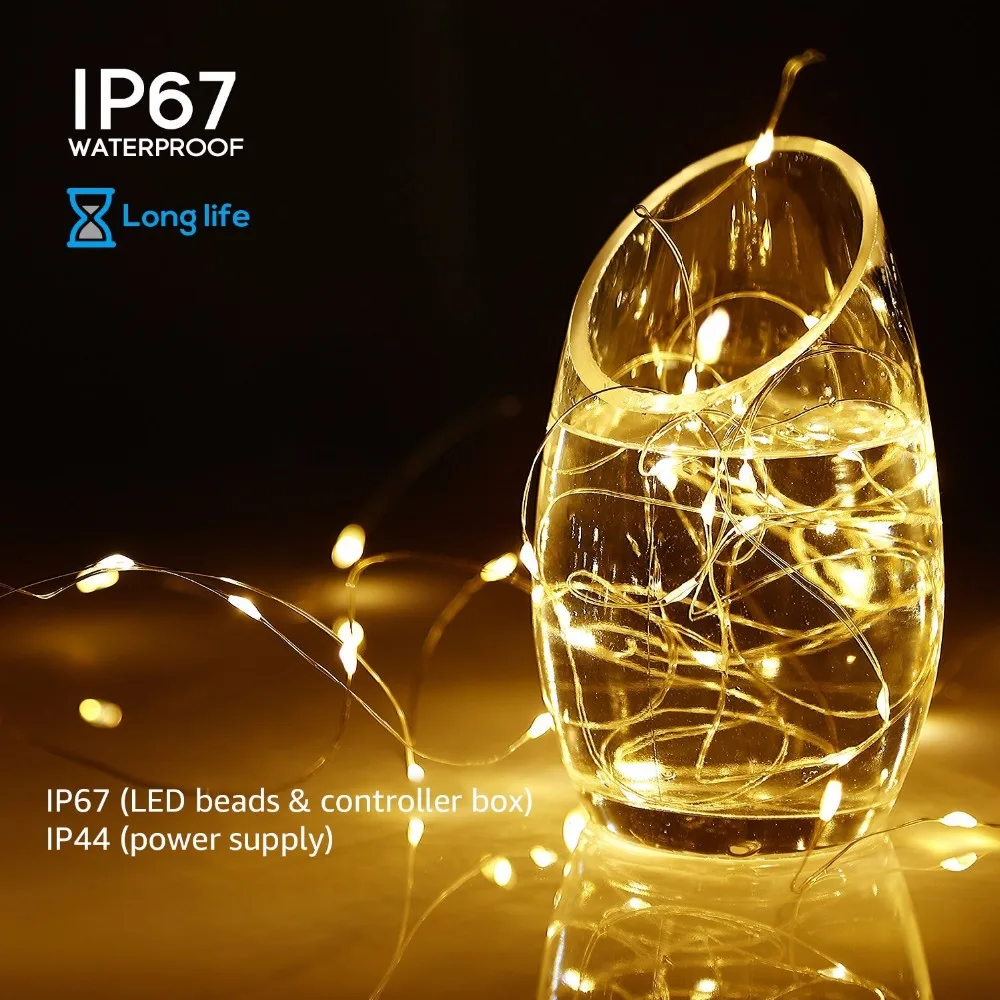LED String lights Holiday lighting For Fairy Christmas Garland Wedding Party Decoration (9)