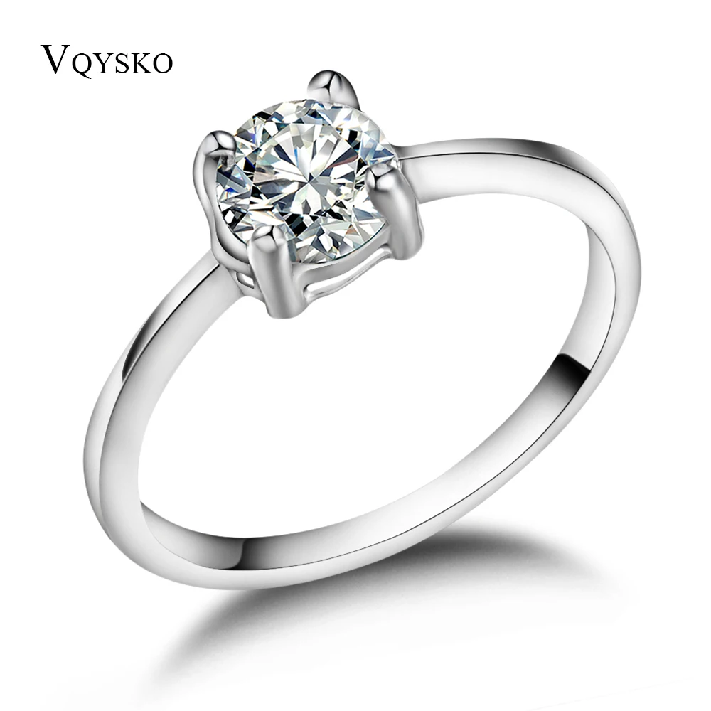 Кольцо с кристаллами, титановое кольцо для свадьбы, помолвки, юбилея, кольцо для женщин, лучший подарок