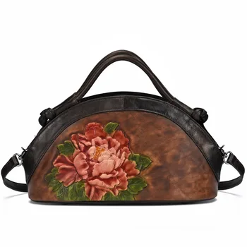 

Vintage Real Cow Leather Ladies HandBags Women Genuine Leather bags Totes Messenger Bags Hign Quality Designer Luxury Brand Bag