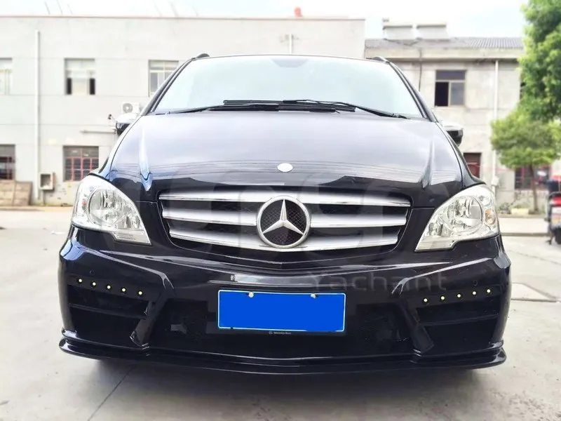 2011-2014 Mercedes Benz Viano V-Class W639 Wald Sport Line Black Bison Edition Style Side Skirt FRP (9)