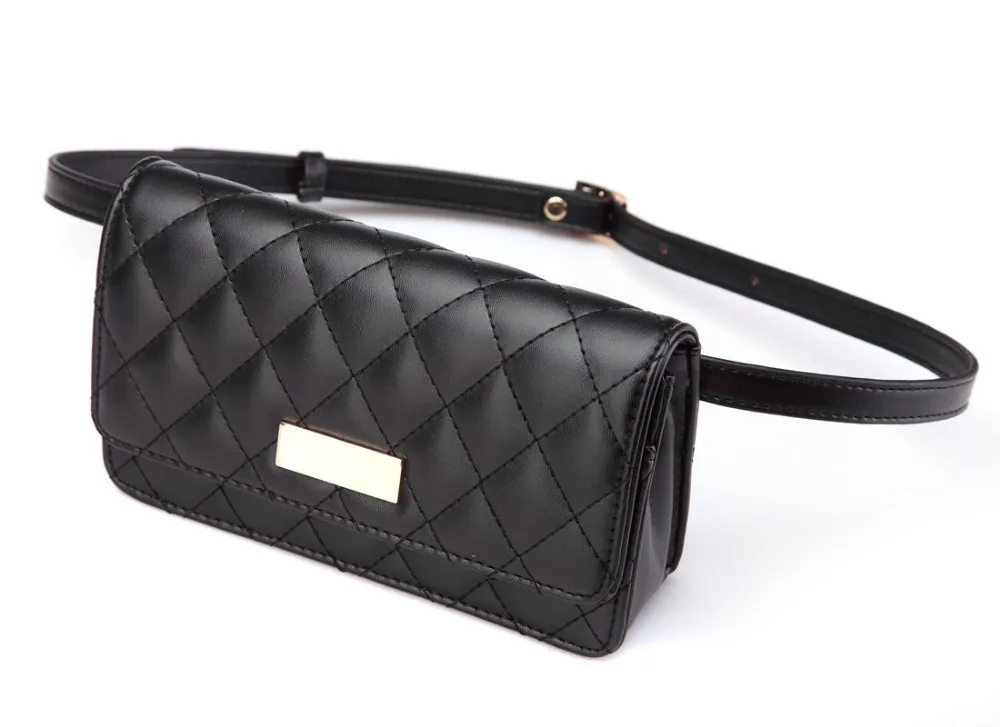 Fashion Women Waist Bags Classic Lattice Belt Bag High Quality PU Leather Fanny Pack Cell Phone Purse for Women Teenager Girls Fashion Women Waist Bags Classic Lattice Belt Bag High Quality PU Leather Fanny Pack Cell Phone Purse for Women Teenager Girls