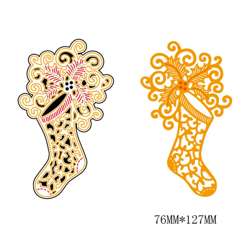 

AZSG New Boots Cutting Dies For DIY Scrapbooking Card Making Decorative Metal Die Cutter Decoration