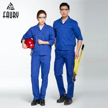 Новая высококачественная Инженерная Униформа унисекс, рабочая одежда с длинными рукавами, ремонтная рабочая одежда, рабочая одежда, куртка+ штаны, S-4XL