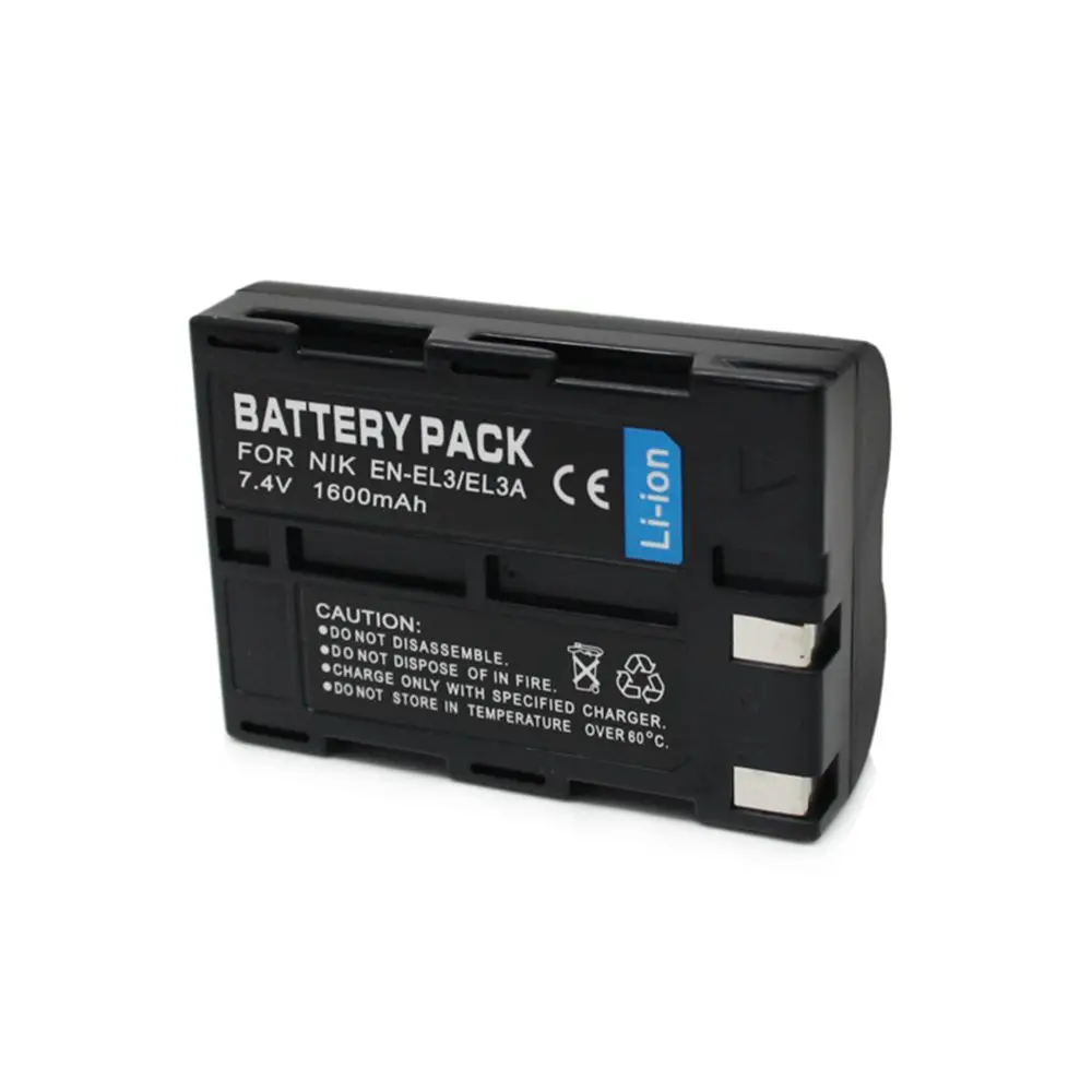 WHCYonline 1400mAh EN EL3 ENEL3 EL3A аккумулятор цифровой камеры для Nikon D100 D100SLR D50 D70 D70S|digital camera