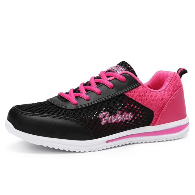 

2019 Summer New Sports Mesh Casual Shoes Running Front Straps Refreshing Breathable Lightweight Fashion Wild Women Models