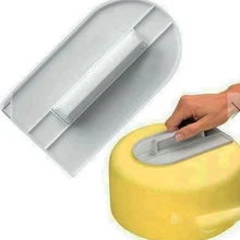 Пластик экологически чистые кухонные аксессуары для работы с мастикой форма для мыла или выпечки гладкой украшения полировщик из сахара, инструмент