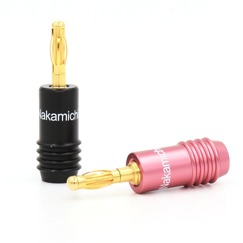 

Free Shipping 10Pcs Nakamichi High quality 24k Gold plated speaker banana plug connector