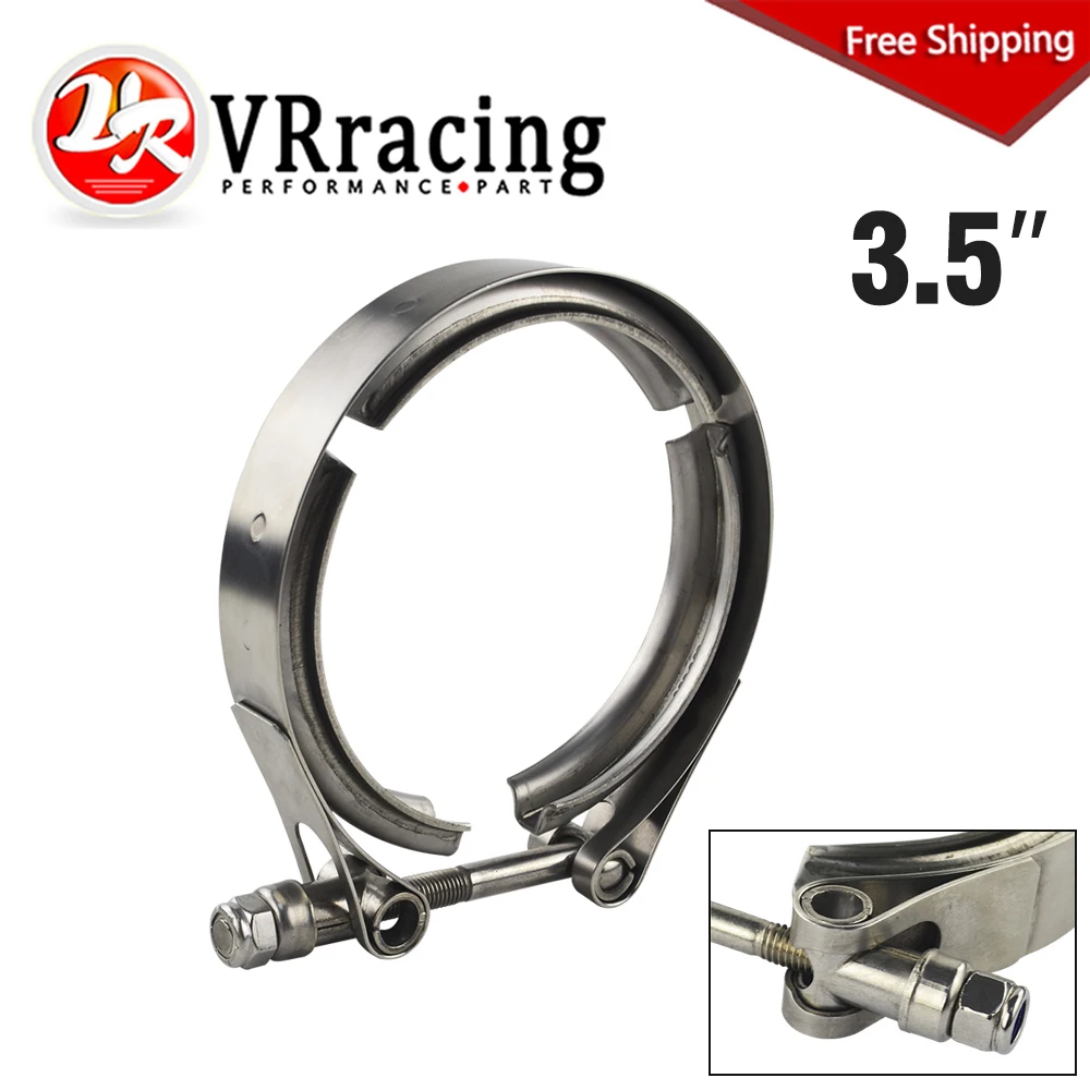 

FREE SHIPPING 3.5" STAINLESS STEEL 304 TURBO/INTERCOOLER/DOWNPIPE/DOWN PIPE/HOSE NORMAL OR QUICK RELEASE V Band CLAMP