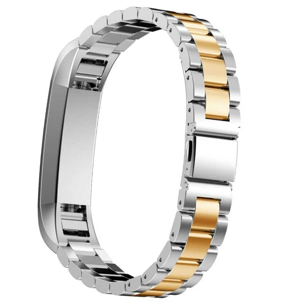 

Luxury watch band Metal Straps Stainless Steel Watch Band Bracelet Strap Wristband For Fitbit Alta Smart Sports watch bandWatch