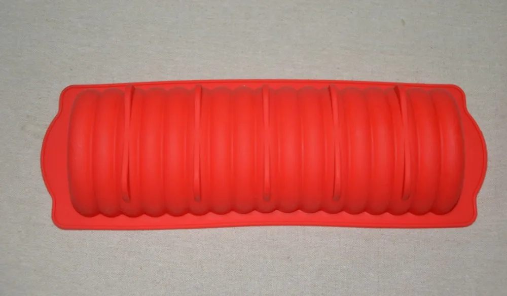semi cylinder toast Silicone Cake Chocolate Soap Pudding Jelly Candy