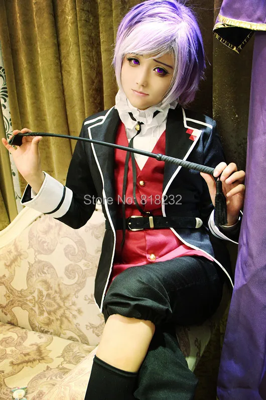 DIABOLIK LOVERS Sakamaki Kanato Униформа пальто жилет Рубашка Брюки Наряд аниме костюмы для косплея