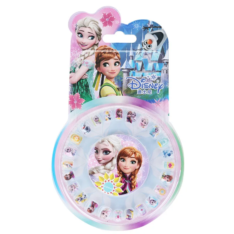 Disney Children's Dress Up Toy Cartoon Nail Sticker Frozen Sophia Princess Nail Piece Nail Art Toy Non-toxic Disney Children's Dress Up Toy Cartoon Nail Sticker Frozen Sophia Princess Nail Piece Nail Art Toy Non-toxic