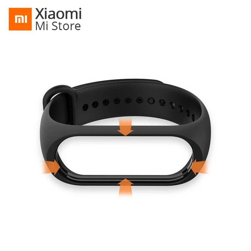 

100% Original Xiaomi Colorful Silicone WristBand Bracelet Wrist Strap Replacement For Xiaomi Miband 3 Mi band 3