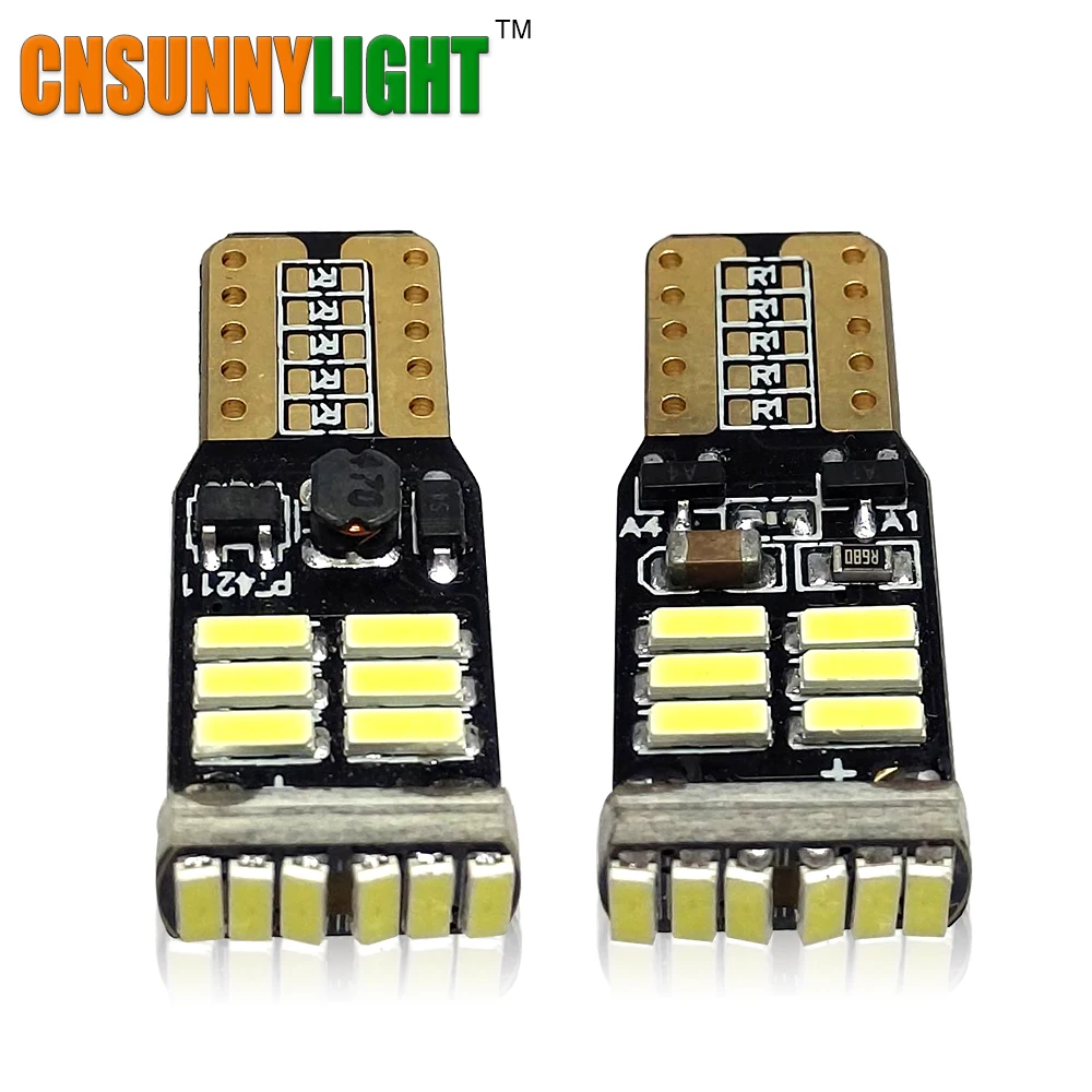CNSUNNYLIGHT Top Quality T10 w5w LED White High Power Car Reverse Bulbs Fog DRL Lamp Interior Light 168 194 Error Free 12V 24V CNSUNNYLIGHT Top Quality T10 w5w LED White High Power Car Reverse Bulbs Fog DRL Lamp Interior Light 168 194 Error Free 12V 24V