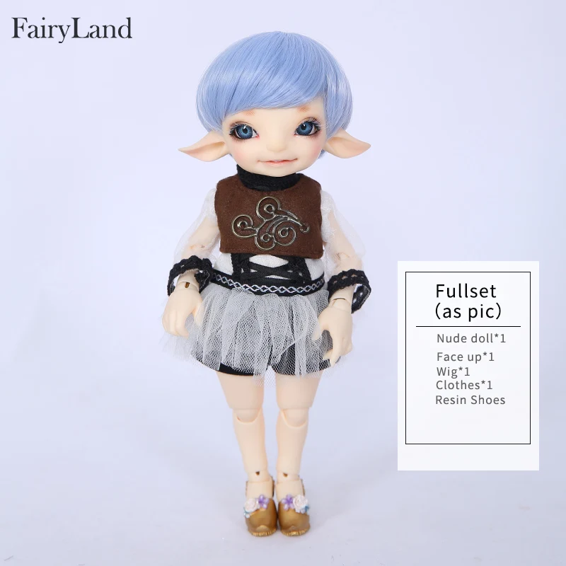 Oueneifs Fairyland RealFee Pano 1/7 sd bjd модель ЦУМ Детские куклы игрушки кукольный домик силиконовая смола Аниме мебель luodoll - Цвет: Full set in NS aspic