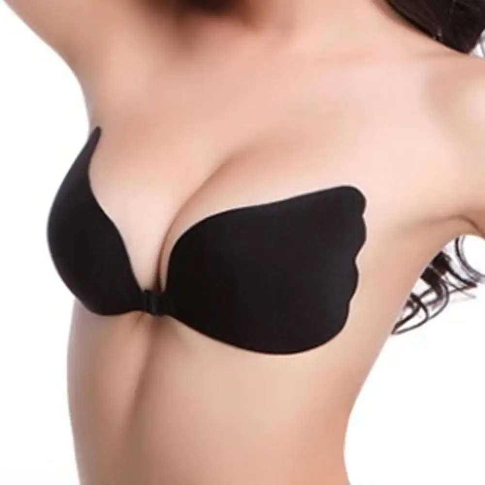 

Women Invisible Chest Sticker Thickening Wing Silica Gel Sticker Silicone Bra Self Adhesive Nipple Breast Pasties Cover Hot BP3