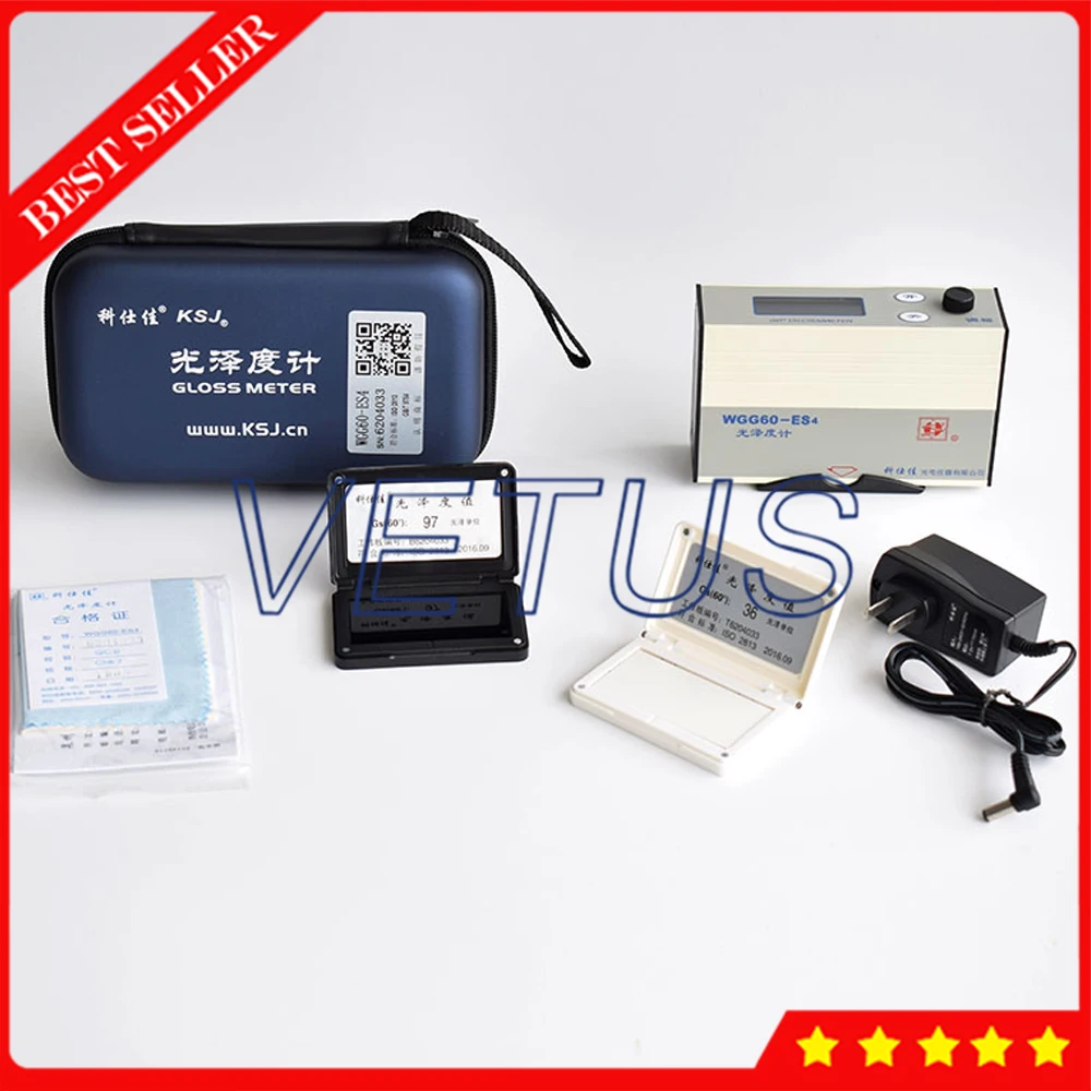 WGG60-ES4 Portable Gloss Meter For marble granite Stone special Glossmeter 60 Degree 0 to 199 Range Gloss Measuring Instrument 3