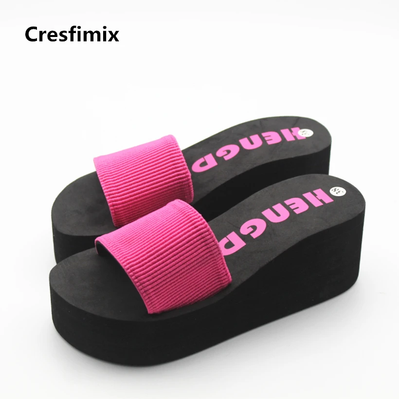 high heel rubber slippers