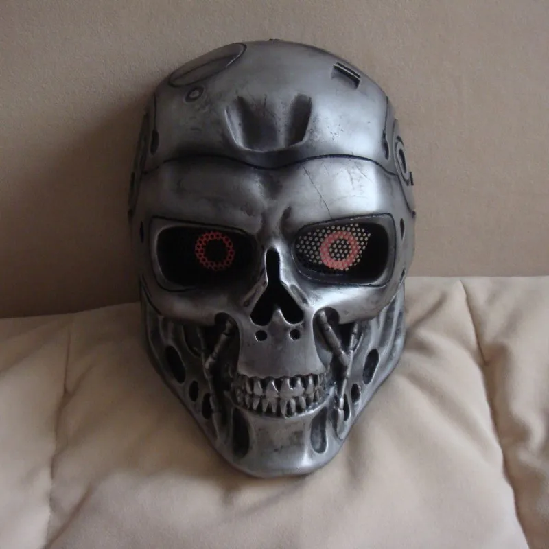 

Terminator Full Face Mask Paintball Airsoftsports Plastic Tactical Mask for CS Wargame Cosplay skeleton model