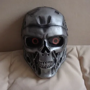 

Terminator Full Face Mask Paintball Airsoftsports Plastic Tactical Mask for CS Wargame Cosplay skeleton model