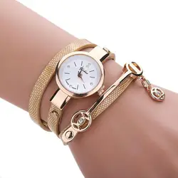Бразильский стиль кулон металлические часы браслеты лучший бренд класса люкс Pu кожа хронограф часы для женщин часы Relogio Feminino # YL5