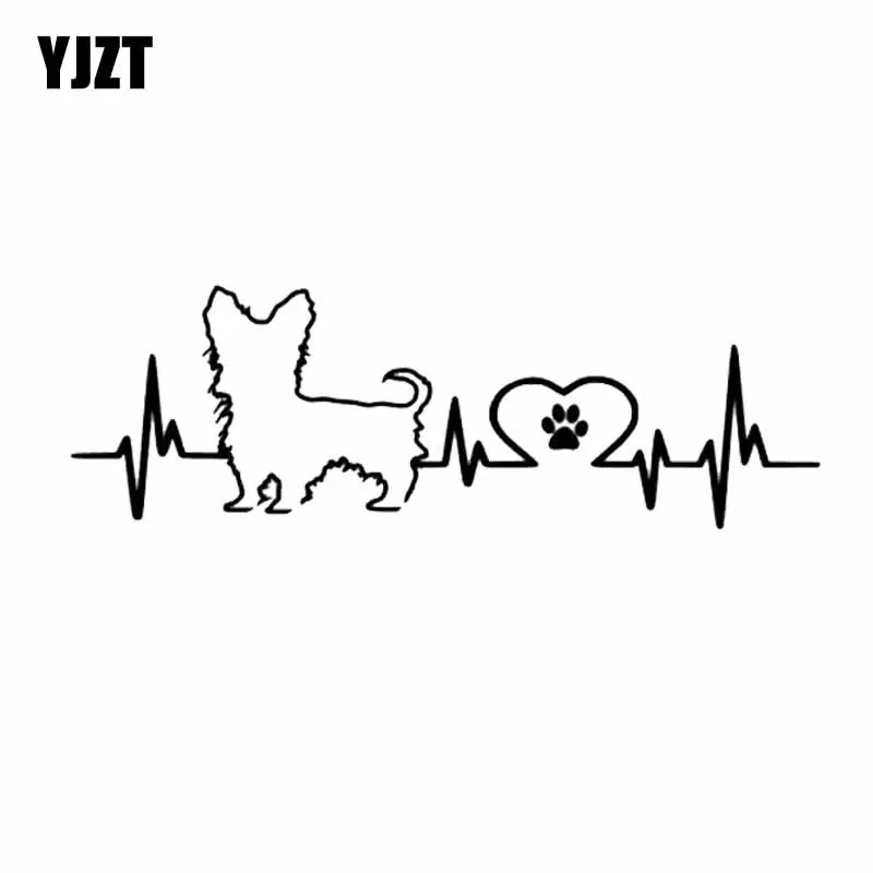 

YJZT 20CM*6.6CM Cartoon Cute Vinyl Decoration Fashion Car Styling Car Sticker Black/Silver C2-3266