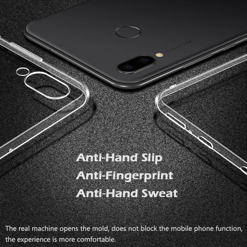 KHW1996_4_Clear Ultra-thin Soft Silicone Case for Huawei Honor 8X