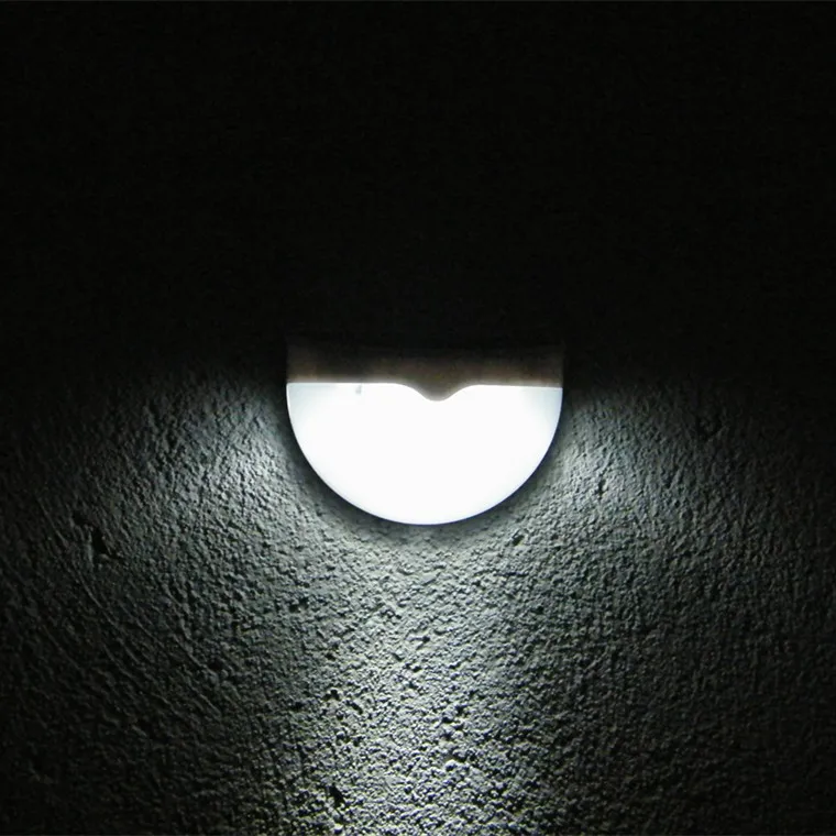 

HDTS Wholesale Solar Power Panel 6 LED Light Sensor Waterproof Outdoor Fence Garden Pathway Wall Lamp Lighting White Warm White