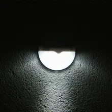 HDTS Atacado Painel Solar Power 6 LED Sensor de Luz À Prova D’ Água Cerca Caminho Do Jardim Ao Ar Livre Iluminação Da Lâmpada de Parede Branco Quente Branco
