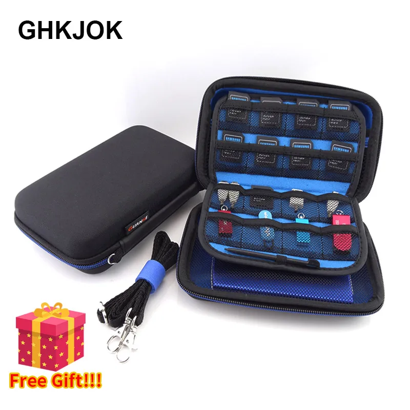 

100% Original EVA Electronic Storage Case Bag Travel Carrying Case Cover For HDD SSD USB Data Cable 3DS XL/ 3DS XL Game Consoles