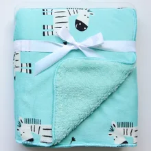 Новое Детское одеяло, модное Коралловое Флисовое одеяло с рисунком, детское Пеленальное Одеяло для коляски, Детское покрывало для новорожденных