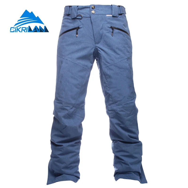 Venta caliente 2016 resistente al agua invierno pantalon esqui hombre nieve térmico a prueba de viento esquí de algodón Pantalones hombres snowboard Pantalones