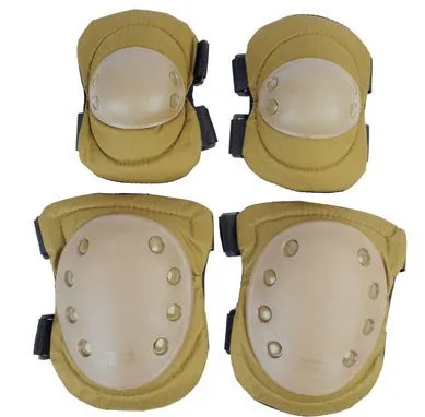

Tactical knee and elbow protector pads set khaki