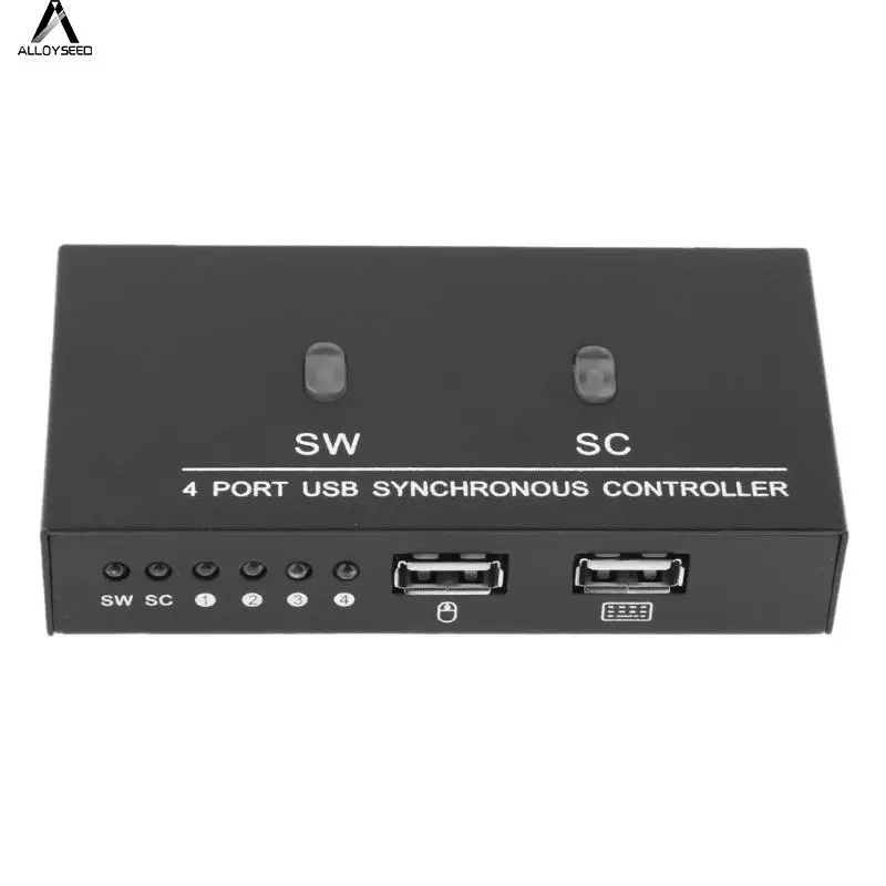 

4 Ports USB Synchronous Controller Keyboard Mouse button panel key keyboard hotkey Synchronizer for Computer pc