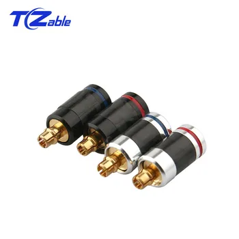 

Audio Connector Earphone Pin Plug Carbon Fiber Gold-Plated Audio Jack Solder Wire Connector For SE535 SE215 SE846 ED5