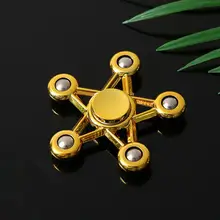 Новинка, Лидер продаж многоцветные Пентагон гироспиннер для пальцев и фиджет-Спиннер Вертушка для избавления от стресса и тревожности F ocus игрушки подарки