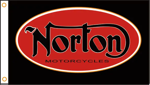 Изготовленный На Заказ Флаг мотоцикл баннер Norton Motorcycle флаг 3x5ft полиэстер 01|custom