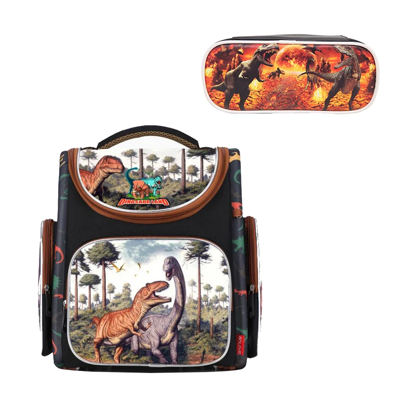 ديناصور طاقم حقائب مدرسية أطفال حقيبة الكرتون الحيوان طباعة ظهره للأولاد العظام حقيبة مدرسية للماء النايلون للطي حقيبة ديناصور طاقم حقائب مدرسية أطفال حقيبة الكرتون الحيوان طباعة ظهره للأولاد العظام حقيبة مدرسية للماء النايلون للطي حقيبة