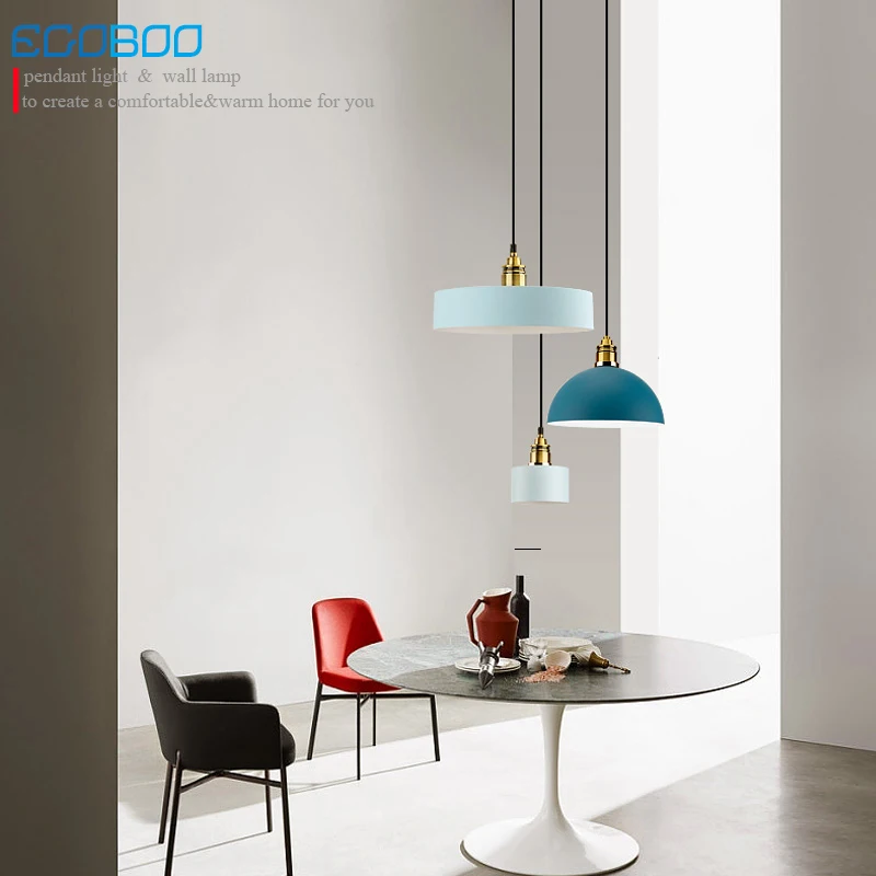 NEW Style Creative Wood iron Pendant lights Dining Room iron metal Hanging Lamps Pendant Lights bar Nordic Designer light