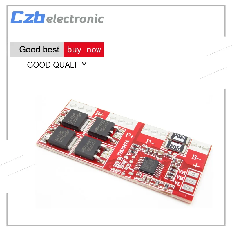 

4S Li-ion Lithium Battery 18650 Charger Protection Board 15A 14.4V 14.8V 16.8V