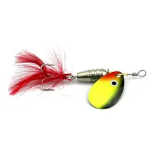 Vissen 7,8 см перо крюк вращающийся блесток морской рыбалки соединение Блестки 3 шт