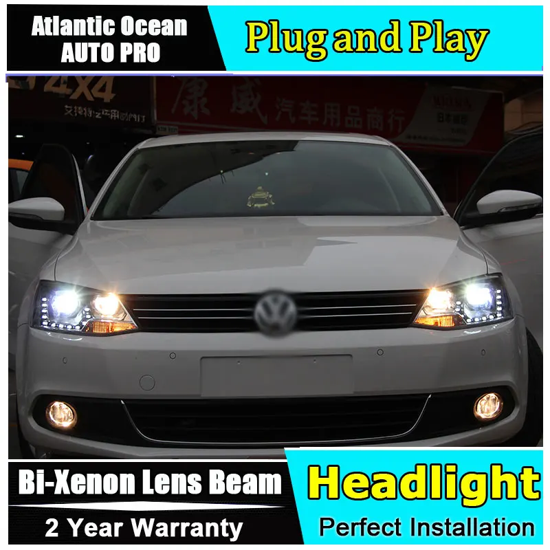 Car Styling For VW Jetta headlights 2012 2018 Jetta MK6 LED Headlight