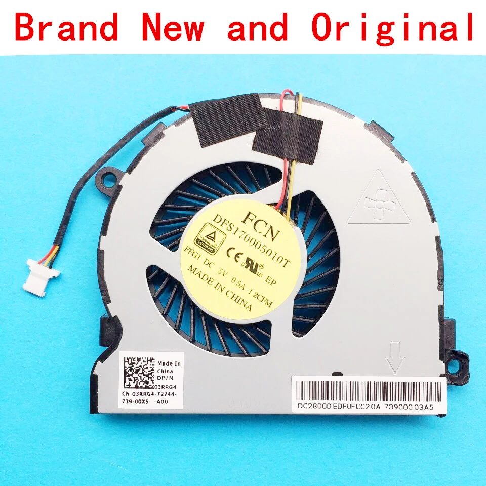 Новый охлаждающий вентилятор для ноутбука Dell inspiron 14 5447 5442 5445 5457 5448|Охлаждающие